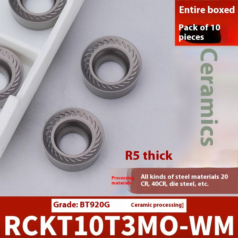 2042-CNC milling inserts, RPMW carbide R5 machining center, R4 milling machine, R6 milling inserts, RPMT round cutter cutters Shandong Denso Pricision Tools Co.,Ltd.